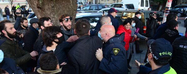 აქცია ბათუმში აქცია ბათუმში - Sputnik საქართველო