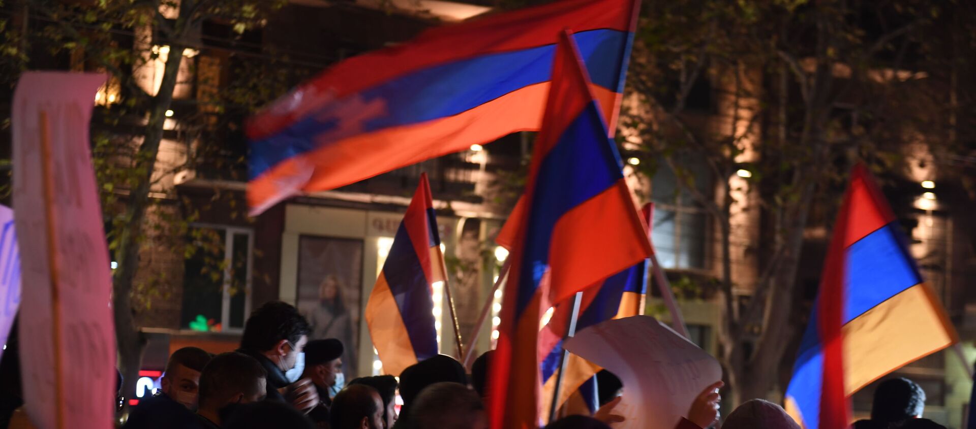Акция протеста в Ереване против премьер-министра Никола Пашиняна - Sputnik Грузия, 1920, 02.03.2021