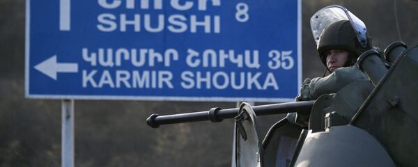 Специалисты противоминного центра Минобороны РФ приступили к работе в Карабахе Специалисты противоминного центра Минобороны РФ приступили к работе в Карабахе - Sputnik Грузия