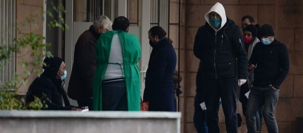 რიგი ტესტირებაზე რიგი ტესტირებაზე - Sputnik საქართველო