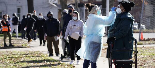 Пандемия коронавируса COVID 19 - ПЦР тестирование в Филадельфии, США Пандемия коронавируса COVID 19 - ПЦР тестирование в Филадельфии, США - Sputnik Грузия