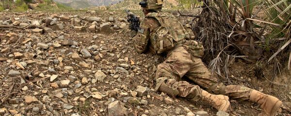 ამერიკელი სამხედრო საბრძოლო ქმედების დროს - Sputnik საქართველო