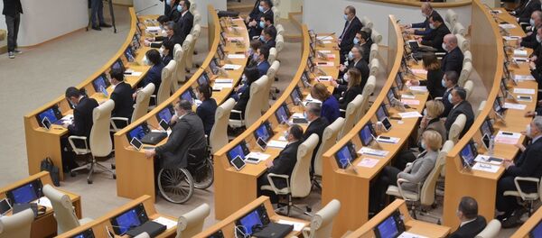 საქართველოს მეათე მოწვევის პარლამენტის პირველი სამუშაო დღე საქართველოს მეათე მოწვევის პარლამენტის პირველი სამუშაო დღე - Sputnik საქართველო