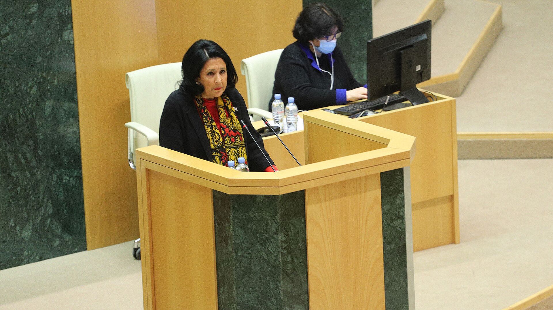 Саломе Зурабишвили. Парламент Грузии десятого созыва начал работу 11 декабря 2020 года  - Sputnik Грузия, 1920, 01.02.2021