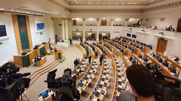 Парламент Грузии десятого созыва. Пленарное заседание - Sputnik Грузия