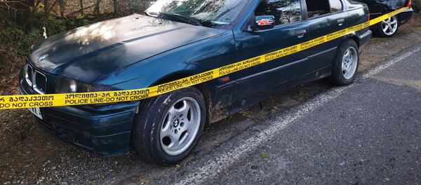 Задержание Бидзины Эсебуа - брата террориста Гочи Эсебуа. Машина подозреваемого - Sputnik Грузия