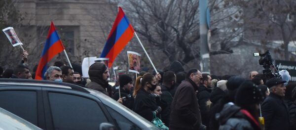 Акция протеста оппозиции в Ереване - Sputnik Грузия