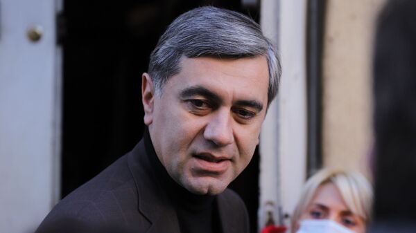 Ираклий Окруашвили. Объединенная оппозиция провела консультации в офисе Лейбористской партии - Sputnik Грузия