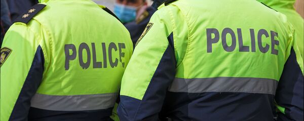 Патрульная полиция на месте происшествия - Sputnik Грузия