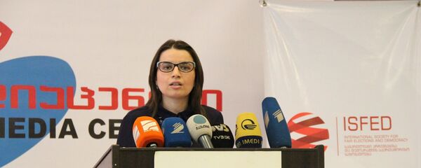 Исполнительный директор НПО Международное общество за справедливые выборы и демократию (ISFED) Элене Нижарадзе - Sputnik Грузия