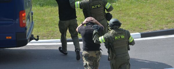 Задержание условных террористов сотрудниками КГБ Задержание условных террористов сотрудниками КГБ - Sputnik Грузия