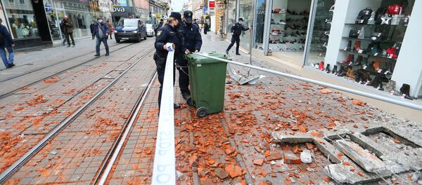 Землетрясение в Хорватии, Загреб - Sputnik Грузия