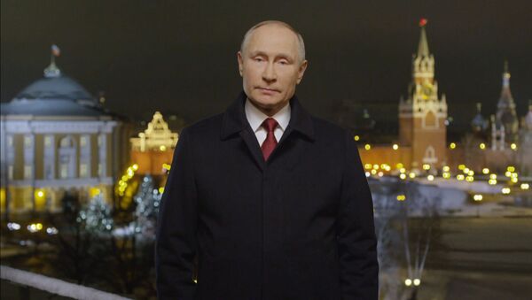 Новогоднее обращение президента Владимира Путина к россиянам - видео - Sputnik Грузия