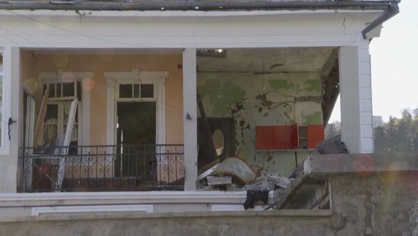 Последствия взрыва газа в жилом доме в Хелвачаури, Аджария - Sputnik Грузия