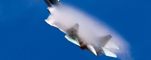 Многофункциональный истребитель пятого поколения Су-57 Многофункциональный истребитель пятого поколения Су-57 - Sputnik Грузия