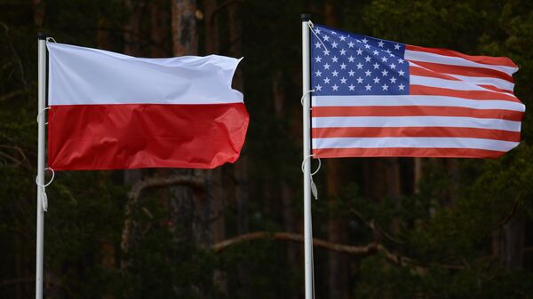 Флаги США и Польши - Sputnik Грузия