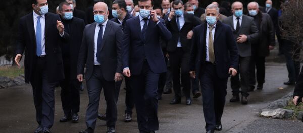 Съезд правящей партии Грузинская мечта 16 января 2021 года - Sputnik Грузия