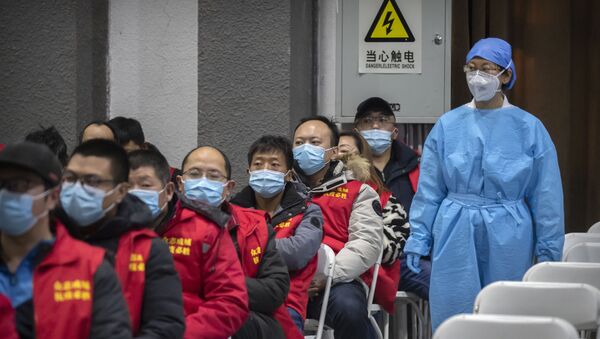 Пандемия коронавируса COVID 19 - Китай, очередь на вакцинацию - Sputnik Грузия