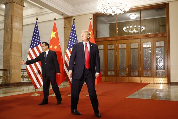 Дональд Трамп и премьер-министр Китая Ли Кэцян - Sputnik Грузия