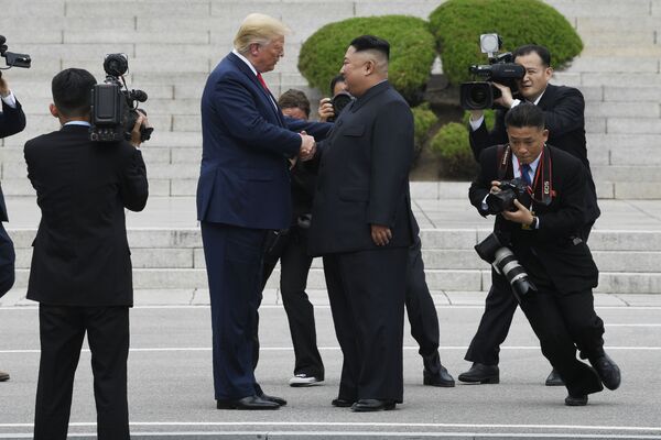 Встреча Трампа и Ким Чен Ына в КНДР - Sputnik Грузия
