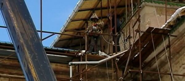 გელათის მონასტრის დაზიანებული სახურავი აღადგინეს - ვიდეო გელათის მონასტრის დაზიანებული სახურავი აღადგინეს - ვიდეო - Sputnik საქართველო