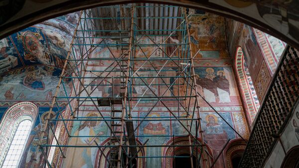 Гелатский монастырь Богородицы - реконструкция и уникальные фрески - Sputnik Грузия