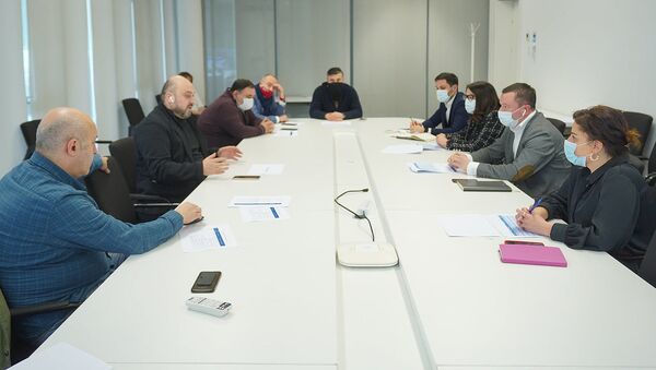 Встреча с представителями бизнес сектора в Минэкономики Грузии - Sputnik Грузия
