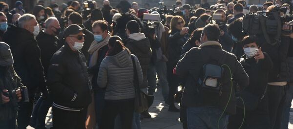 კოვიდ-შეზღუდვების-საწინააღმდეგო აქცია - Sputnik საქართველო