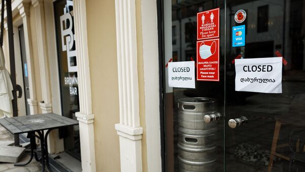 Закрытые рестораны, кафе и торговые объекты из-за пандемии коронавируса - Sputnik Грузия