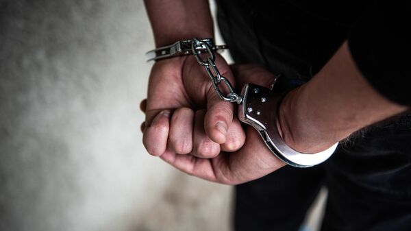 Арестованный в наручниках - Sputnik Грузия