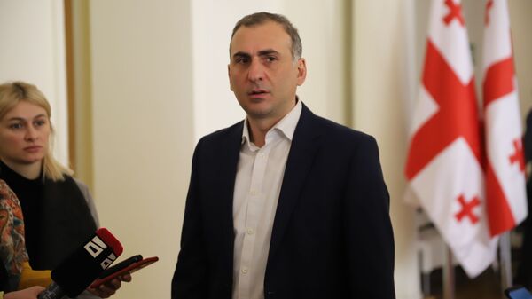 Алеко Элисашвили в парламенте Грузии - Sputnik Грузия