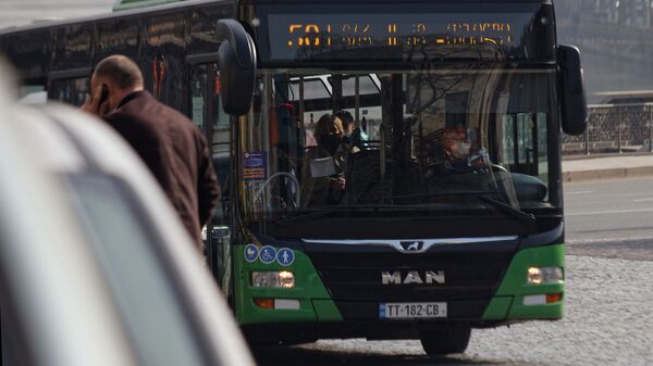 Пассажирские автобусы MAN в столице - Sputnik Грузия