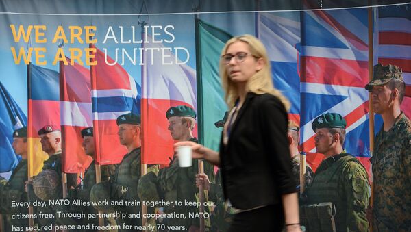 На полях саммита НАТО в Брюсселе. Рекадрированный. - Sputnik Грузия