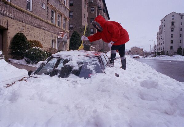 Последствия обильного снегопада в Нью-Йорке, 1993 год - Sputnik Грузия
