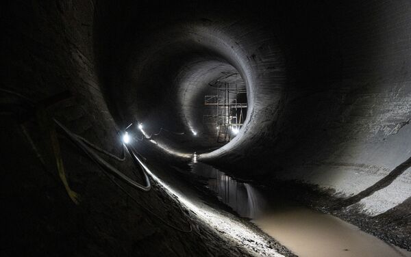 Ингури ГЭС - деривационный тоннель - Sputnik Грузия