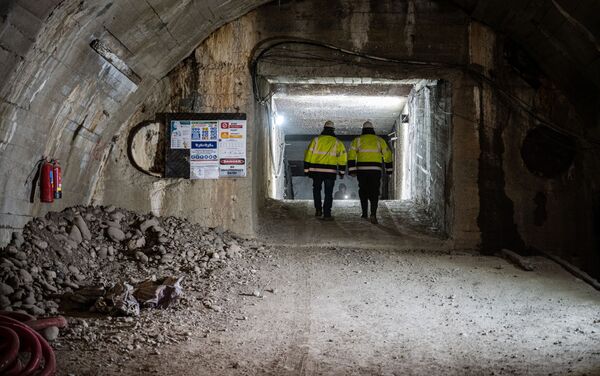 Ингури ГЭС - деривационный тоннель - Sputnik Грузия