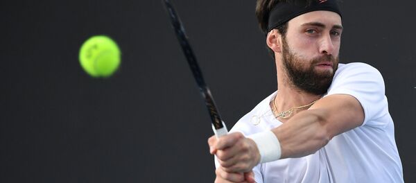 Теннисист Николоз Басилашвили - Sputnik Грузия