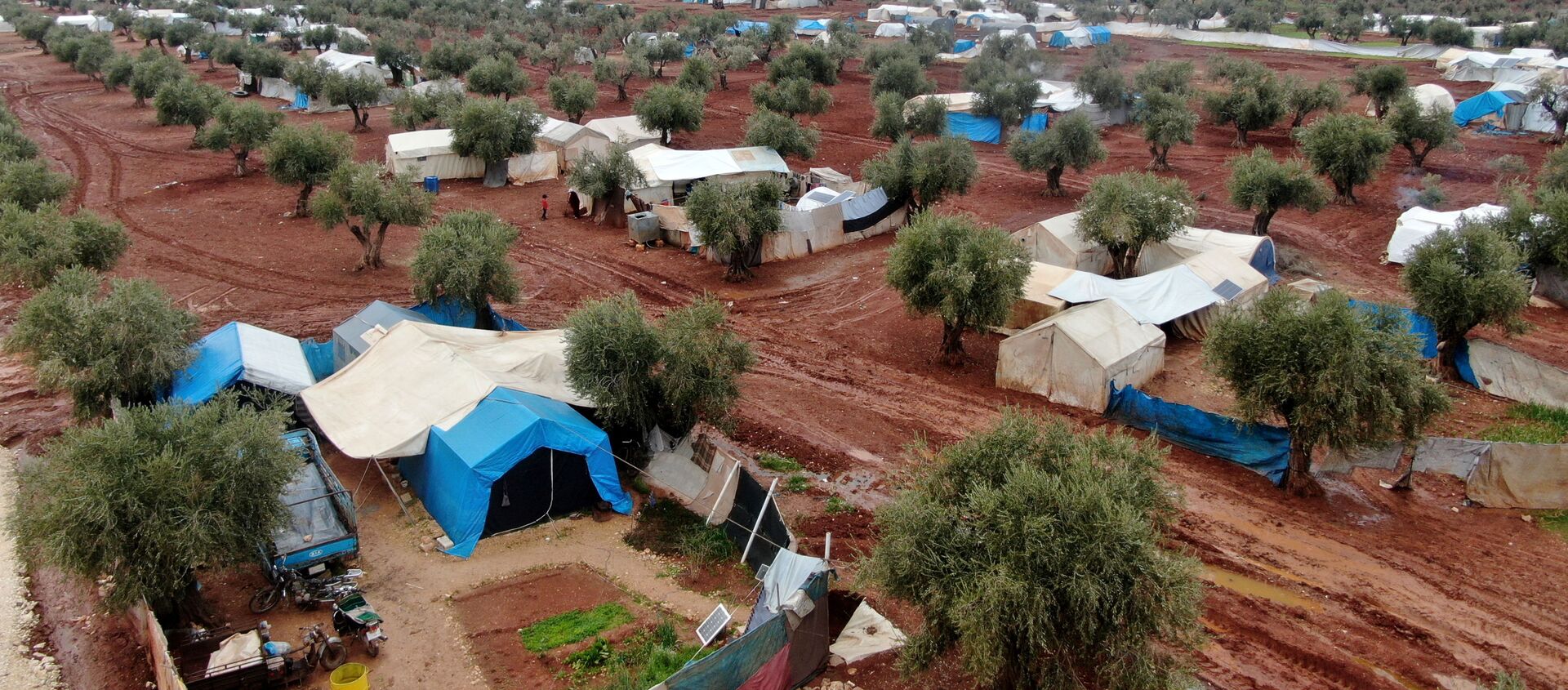 Сирия - гуманитарный лагерь для беженцев из зоны боевых действий - Sputnik Грузия, 1920, 01.03.2021