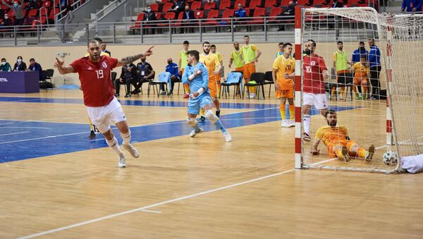 Матч между сборными Грузии и Армении по футзалу в рамках отбора к Евро-2022 - Sputnik Грузия