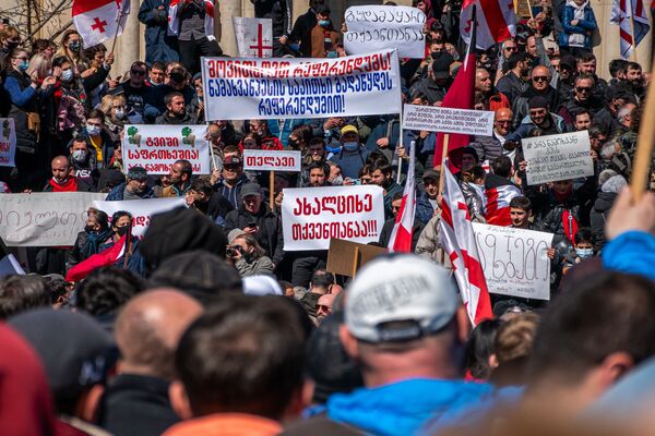 Протесты грозят затянуться - ведь ситуация на данный момент зашла в тупик - Sputnik Грузия