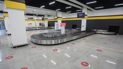 Батумский международный аэропорт - терминал прилета, багажное отделение