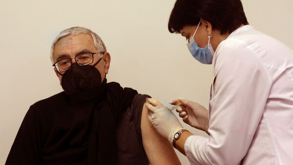 Эпидемия коронавируса - масочный режим и вакцинация. Тбилисская инфекционная больница - Sputnik Грузия