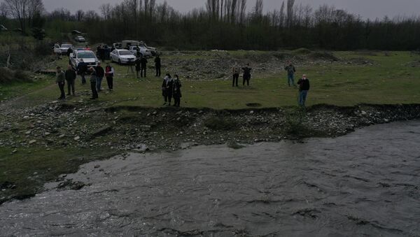 Спасательно-поисковая операция на реке Ингури близ села Шамгона Зугдидского района - Sputnik Грузия