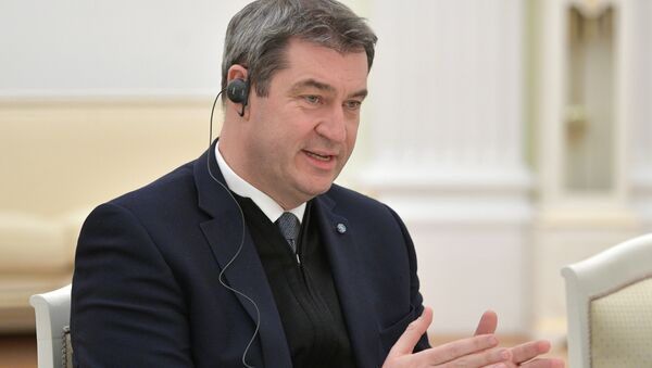 Премьер-министр федеральной земли Бавария Маркус  Зедер - Sputnik Грузия
