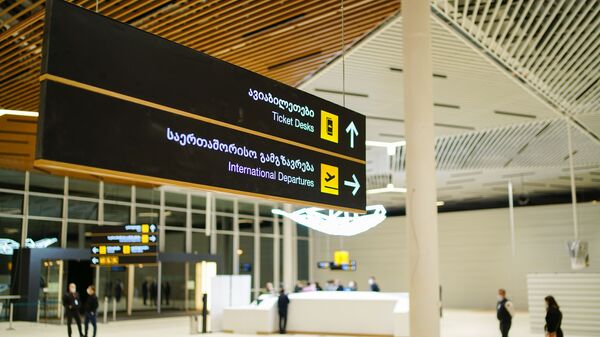 Кутаисский международный аэропорт - терминал регистрации и продажа авиабилетов - Sputnik Грузия