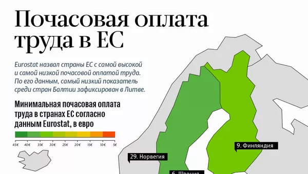Почасовая оплата труда в ЕС - Sputnik Грузия