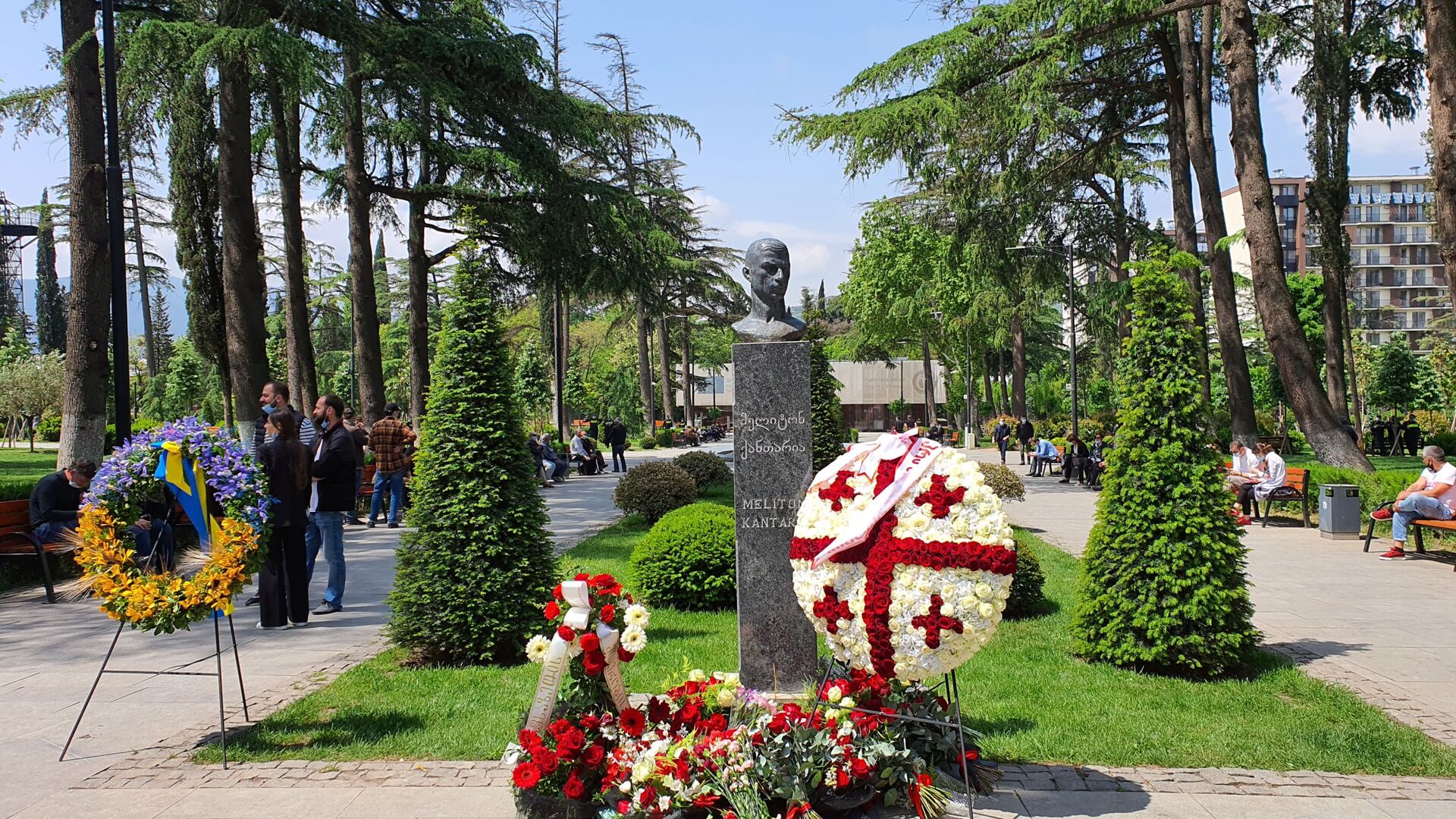 მელიტონ ქანთარიას ძეგლი კიკვიძის ბაღში - Sputnik საქართველო, 1920, 04.05.2022