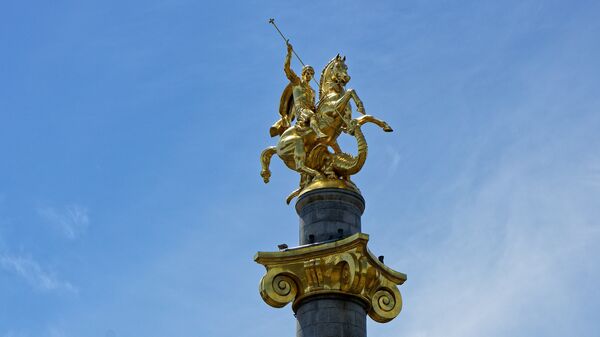 Святой Георгий. Монумент на площади Свободы - Sputnik Грузия
