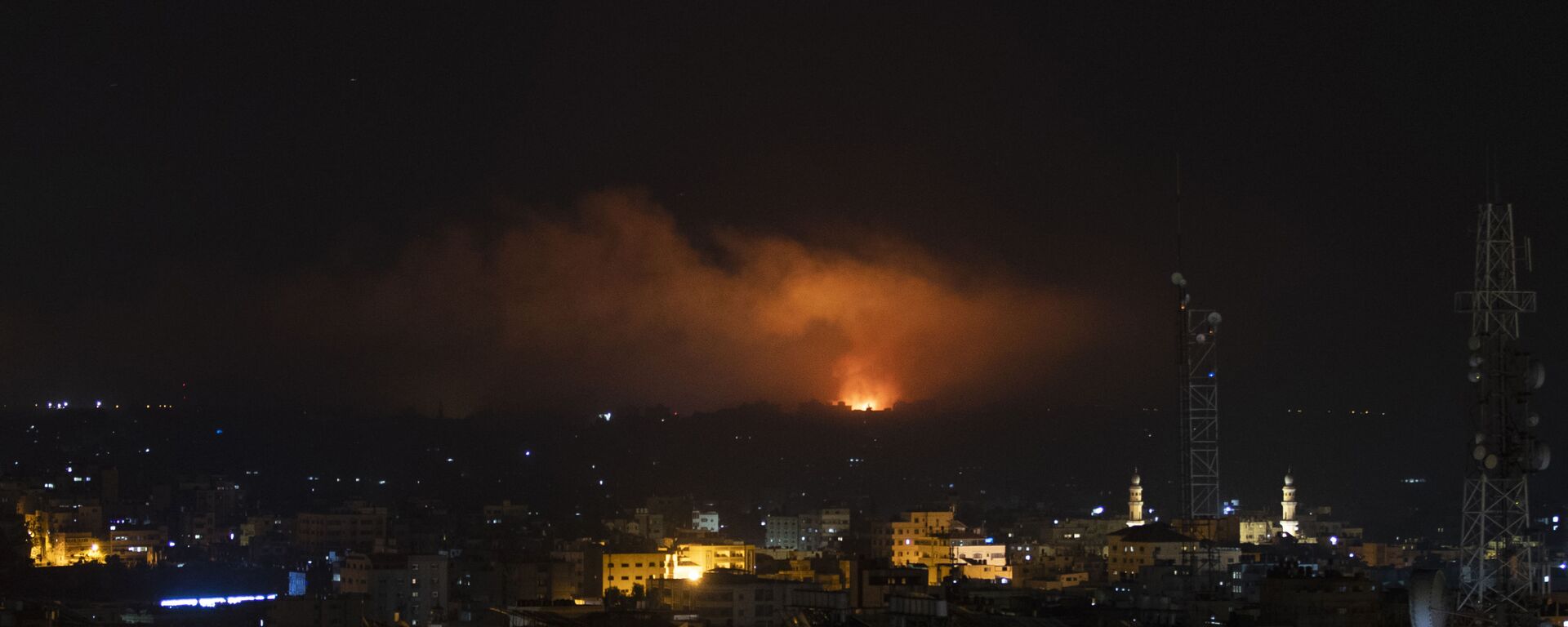 ღაზის სექტორის დაბომბვა ღაზის სექტორის დაბომბვა - Sputnik საქართველო, 1920, 16.05.2021