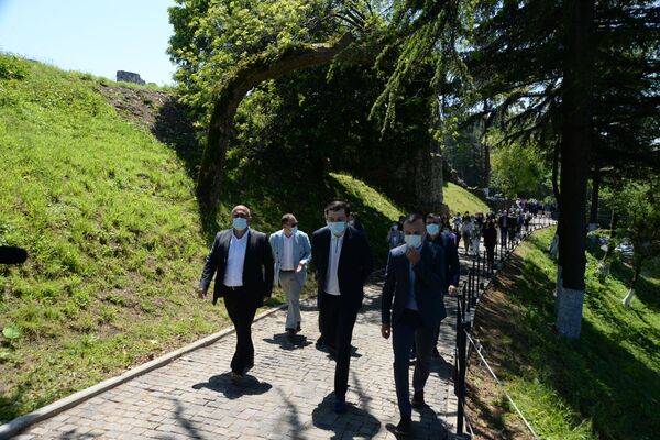 На торжественном открытии обновленного туристического объекта побывали представители руководства Аджарской автономии - Sputnik Грузия